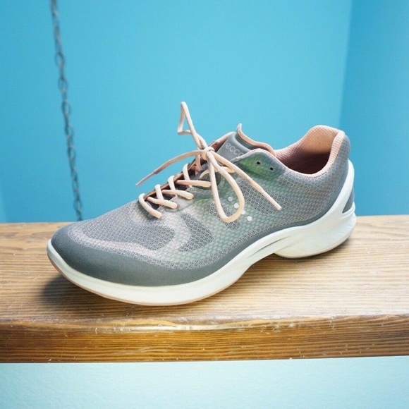 Ecco Shoes - ECCO Biom Fjuel Tie Racer Running Shoes Grey 8